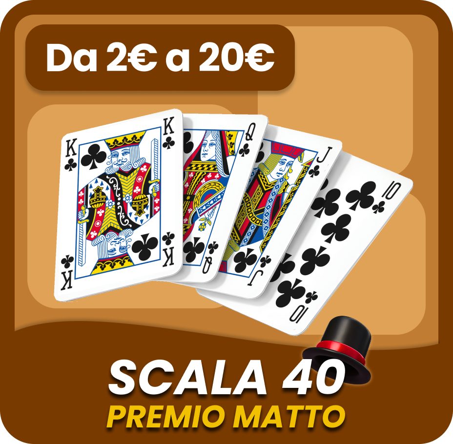 SCALA 40 PREMIO MATTO