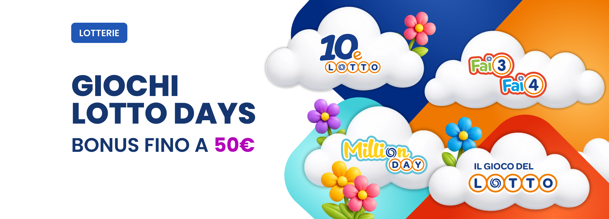 Bonus Giochi Lotto fino a 50€
