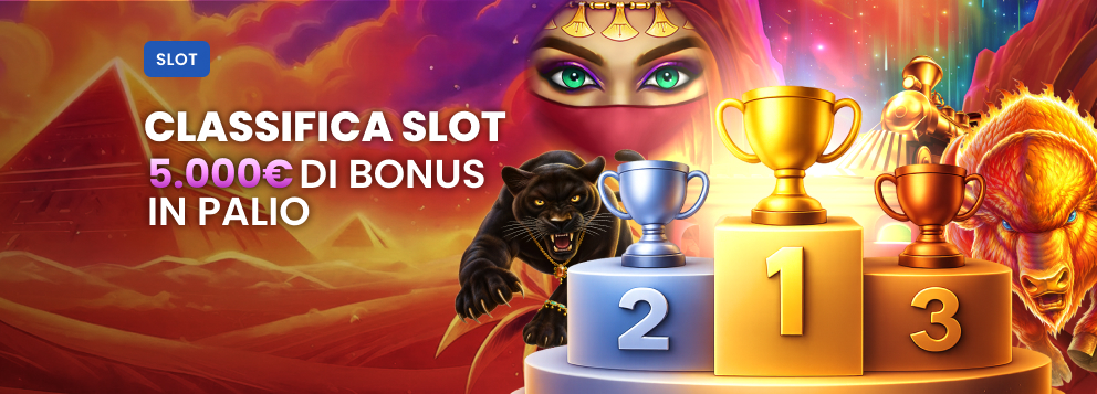 5.000€ di bonus in palio
