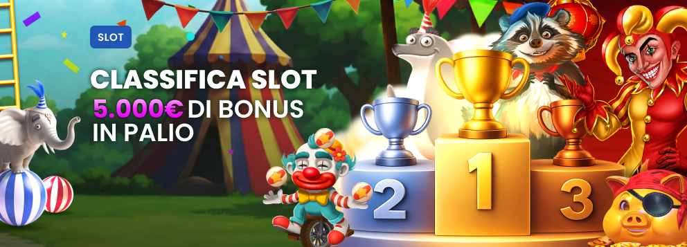 5.000€ di bonus in palio