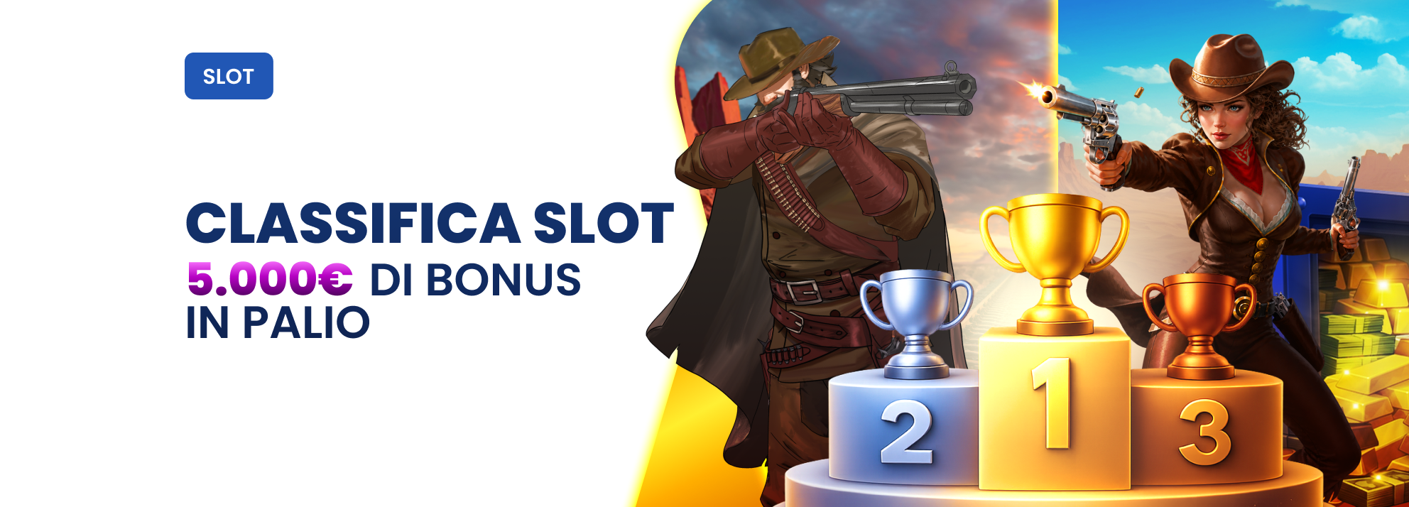 5.000€ di bonus in palio
