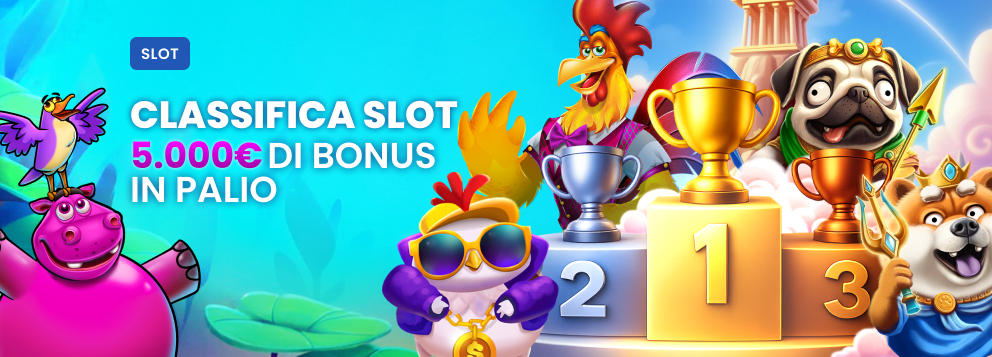5.000€ di bonus in palio