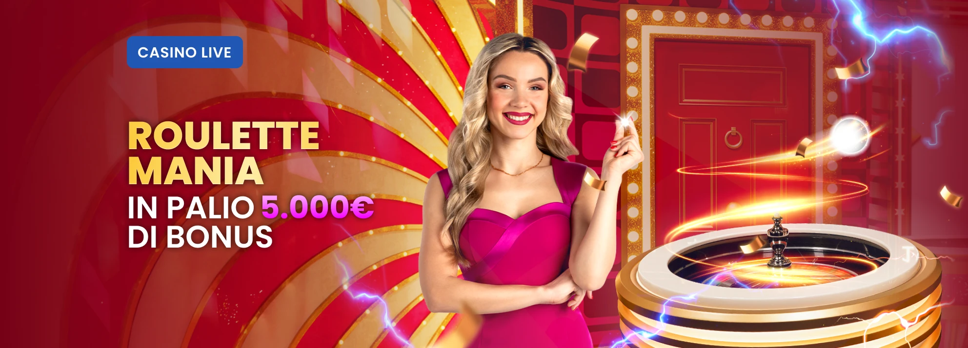 5.000€ di bonus in palio