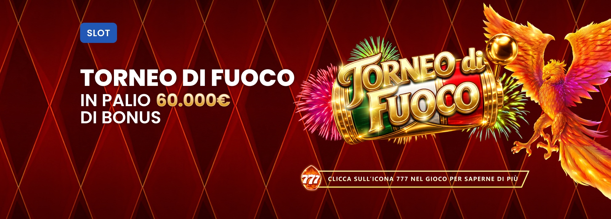 60.000€ di bonus in palio