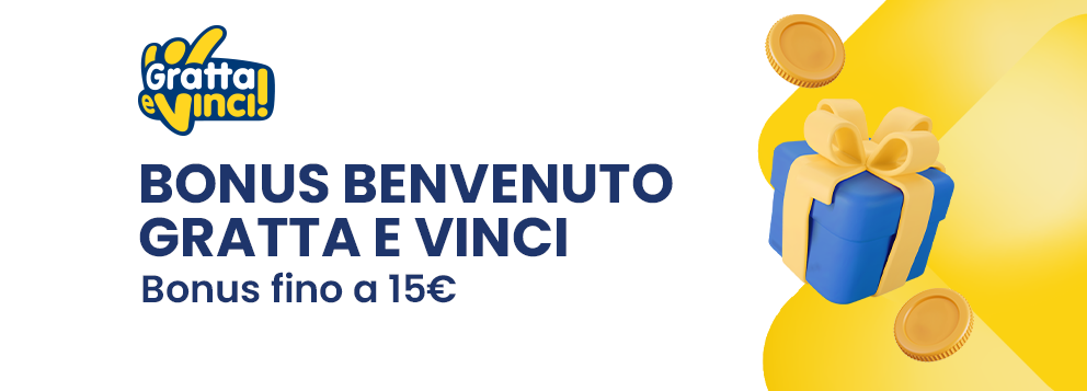 Bonus Benvenuto Gratta e Vinci