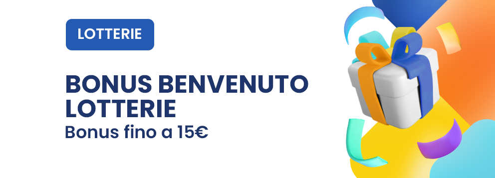 Bonus Benvenuto Tutte le Lotterie