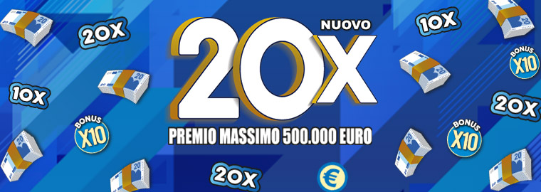 Nuovo 20X da 5€ online: gioca qui al Gratta e Vinci Gratta e Vinci