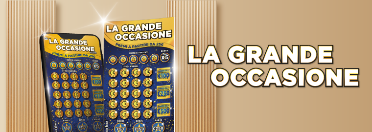 La Grande Occasione da 15€ online: gioca qui al Gratta e Vinci Gratta e Vinci