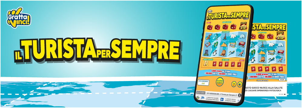 Il Turista per Sempre da 5€ online: gioca qui al Gratta e Vinci Gratta e Vinci